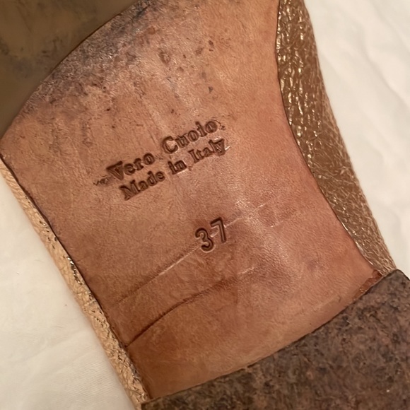 MIMOSA Rose Gold slides with flower detail - Picture 4 of 4